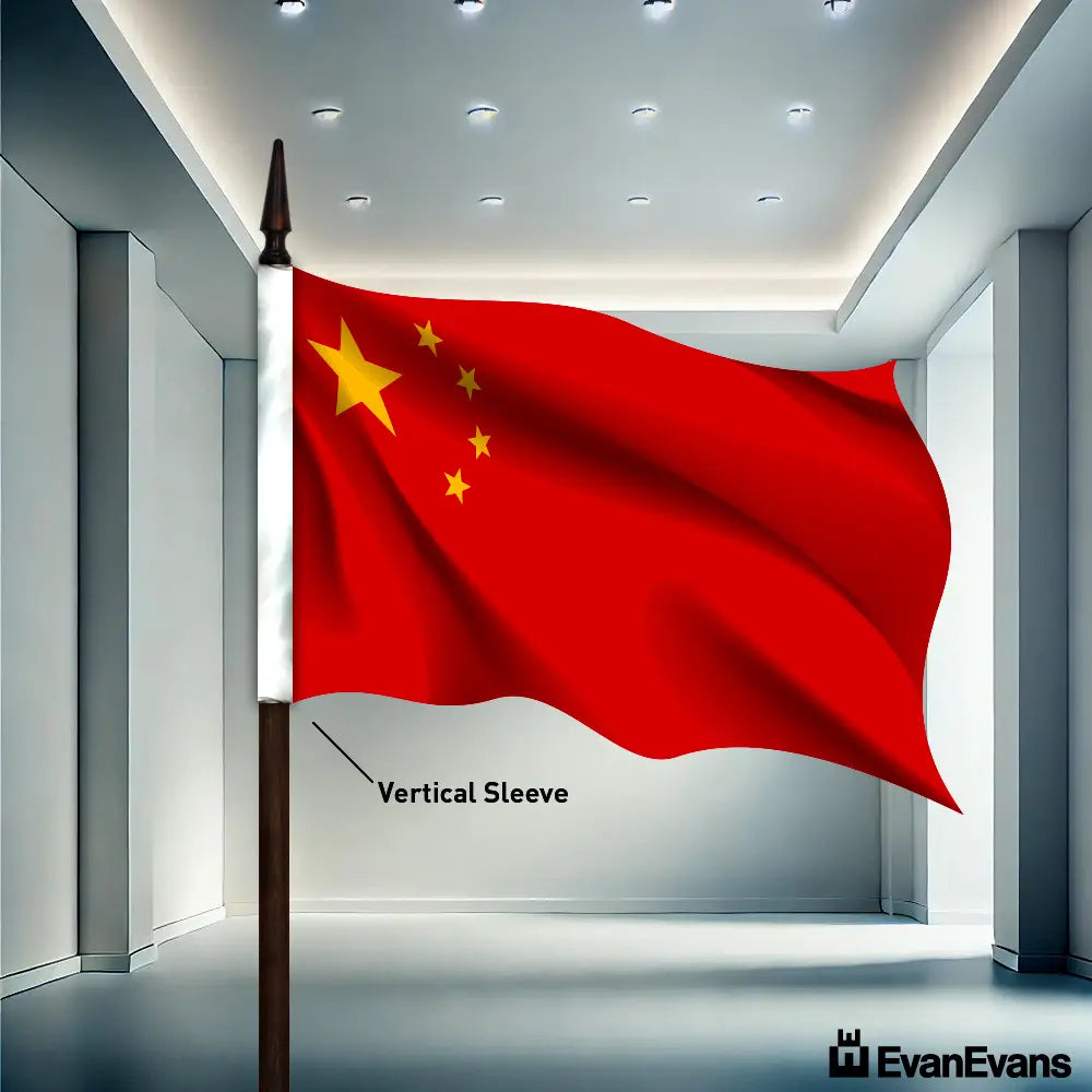 China flag vertical sleeve