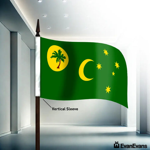 Cocos (Keeling) Islands flag vertical sleeve
