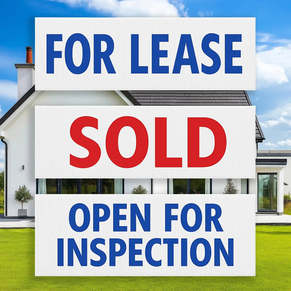 Corflute Retail For Lease SOLD Open for inspection colour