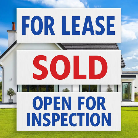 Corflute Retail For Lease SOLD Open for inspection colour