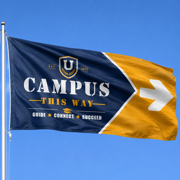 Custom Flag – Campus Wayfinding Flags
