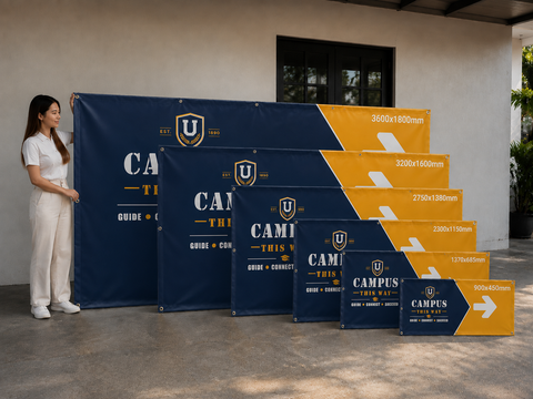 Custom Flag – Campus Wayfinding Flags