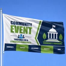 Custom Flag – Community Event Signage