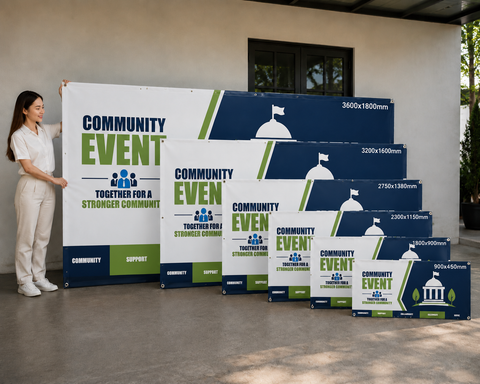 Custom Flag – Community Event Signage