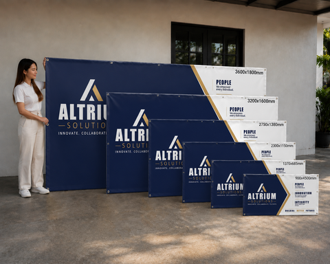 Custom Flag – Corporate Entrance Branding