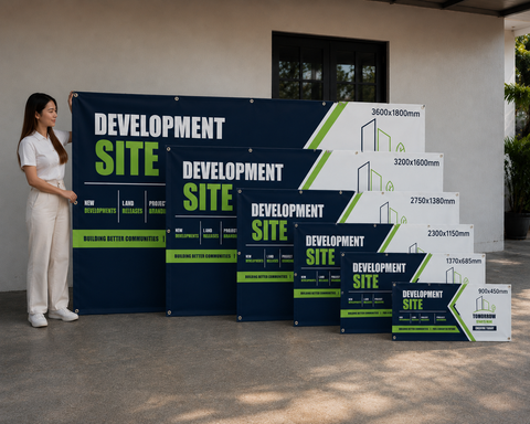 Custom Flag – Development Site Marketing