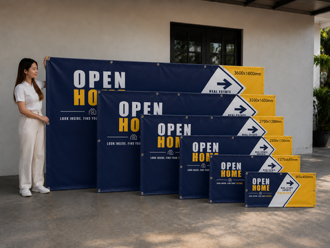 Custom Flag – Open Home Advertising