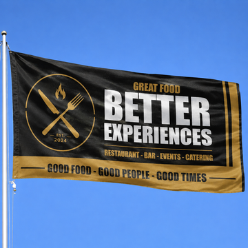 Custom Flag – Restaurant Branding Flags