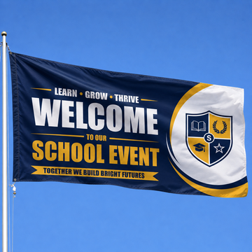 Custom Flag – School Event Branding