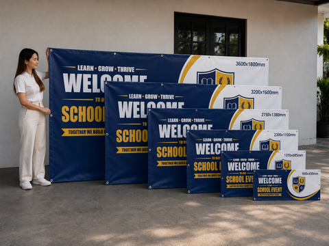 Custom Flag – School Event Branding