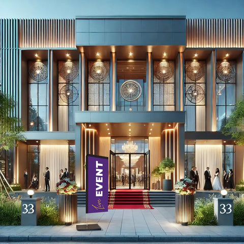 EVENT PURPLE RECTANGLE flag EVENT venue