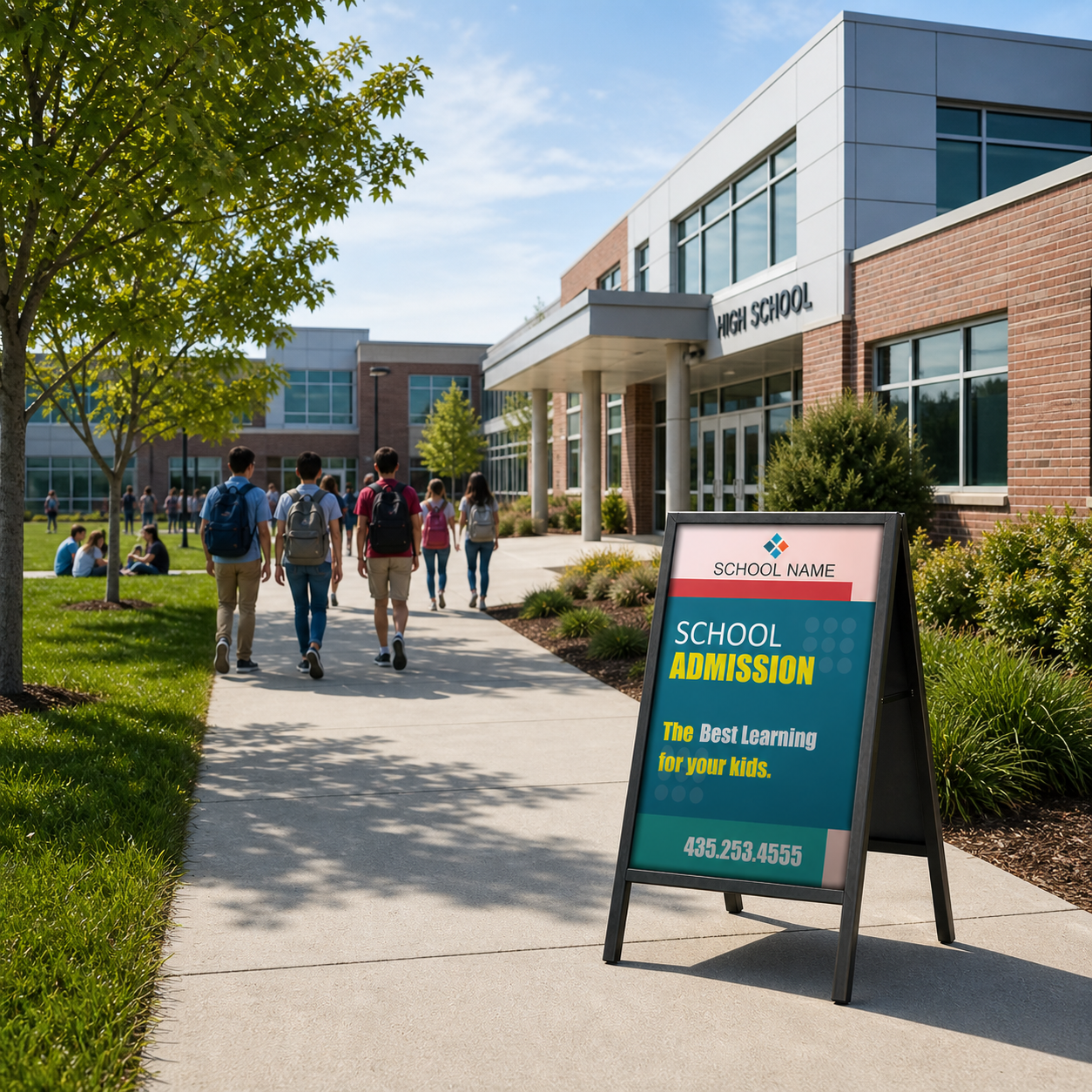School Outdoor Signage