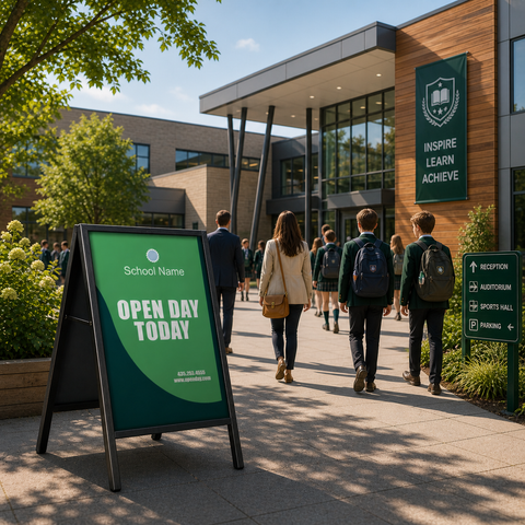 EducationA-FrameSign-SchoolOpenDay