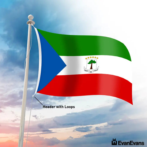 Equatorial Guinea flag header with loops