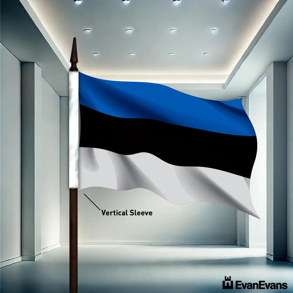 Estonia flag vertical sleeve