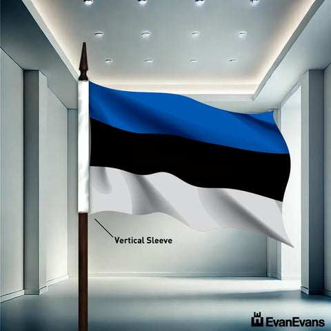 Estonia flag vertical sleeve