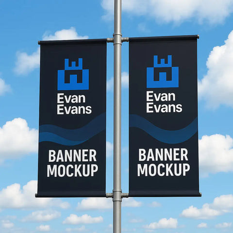Even Evans Pole Banner 2 sides