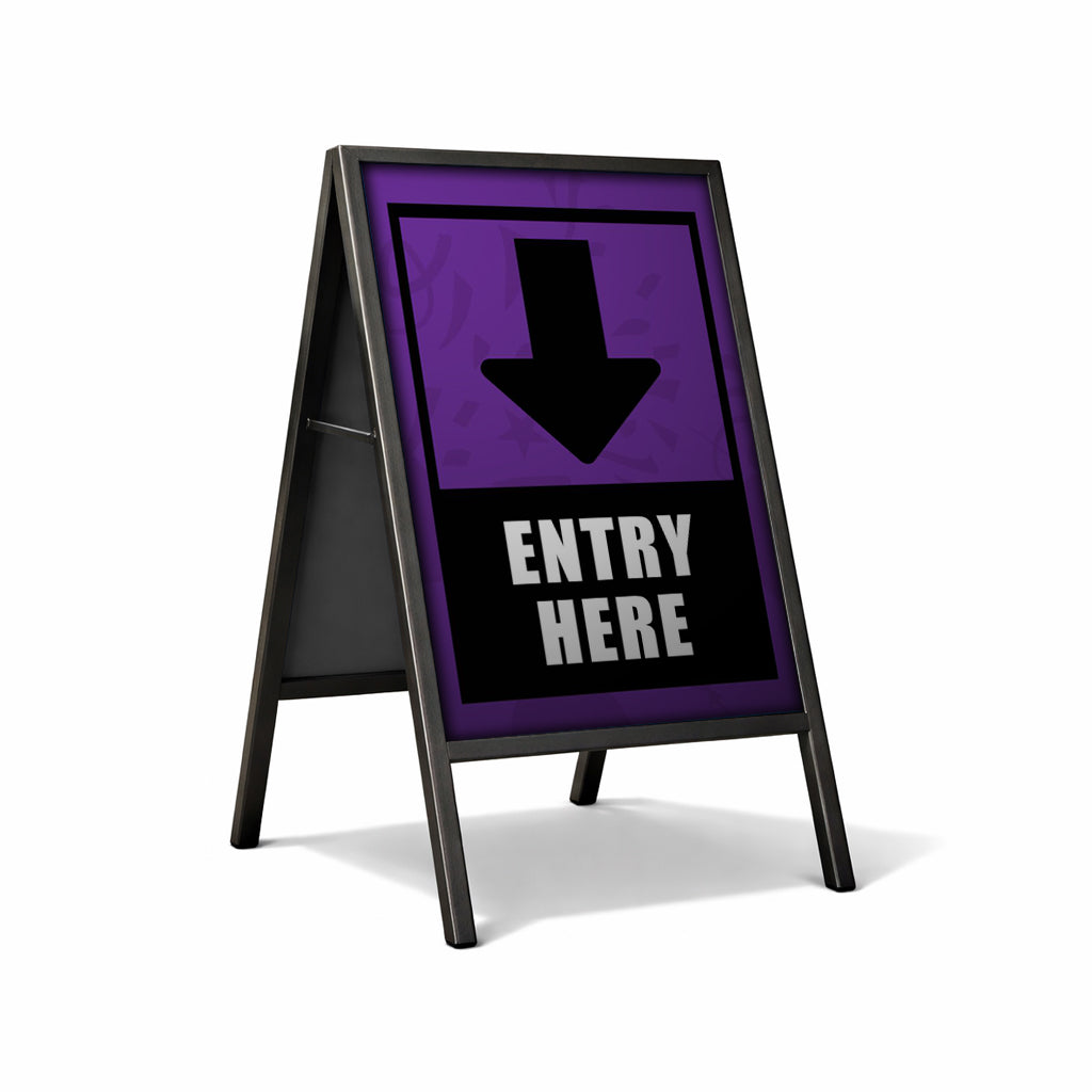 Event Entry Marker A-Frame Signs | Events – Evan Evans