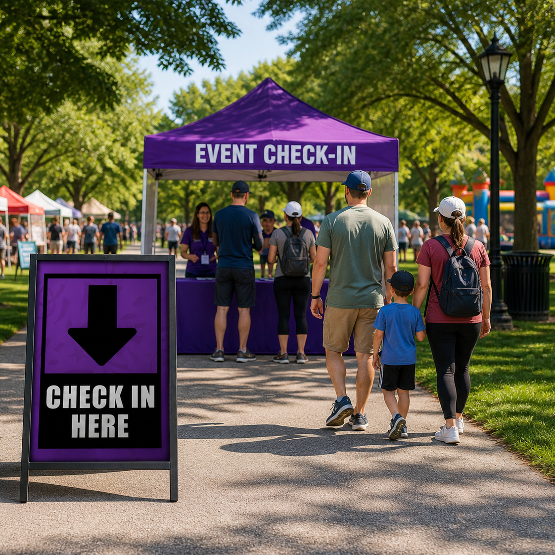 Check In Outdoor Signage