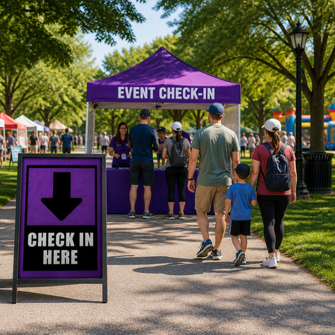Check In Outdoor Signage