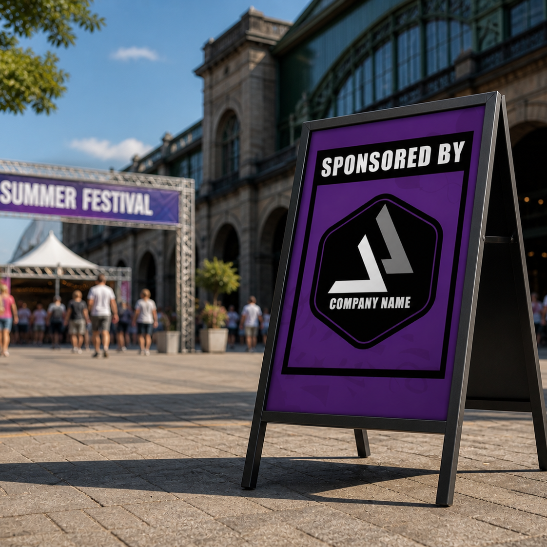 Sponsored LogoA-frame Signage Outdoor