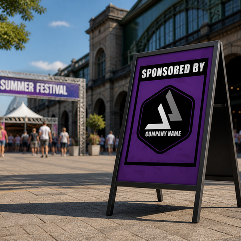 Sponsored LogoA-frame Signage Outdoor