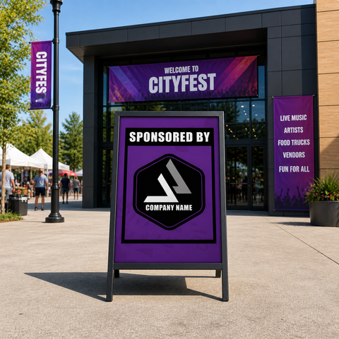 Sponosored Signage Outdoor
