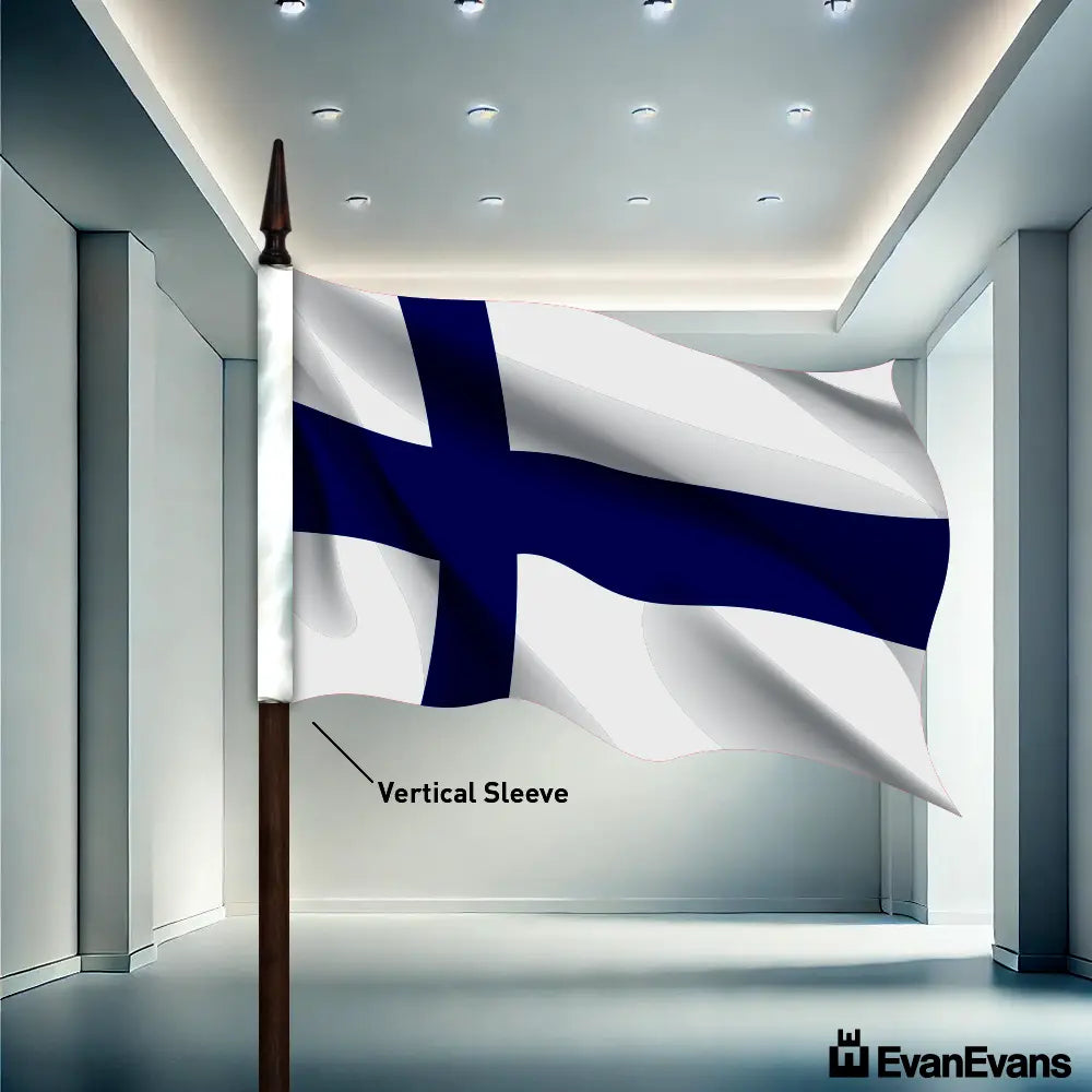 Finland flag vertical sleeve