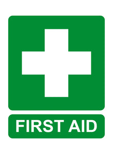 First Aid Construction Sign