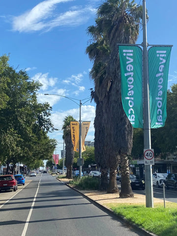 FlagTrax Port Melbourne Street Display