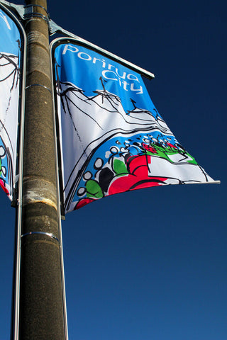 Flagtrax Street Flag Display System