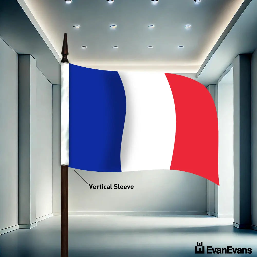 France flag vertical sleeve