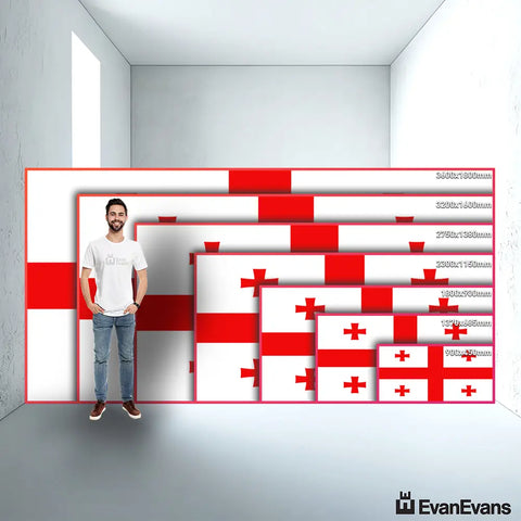 Georgia flag size guide comparison