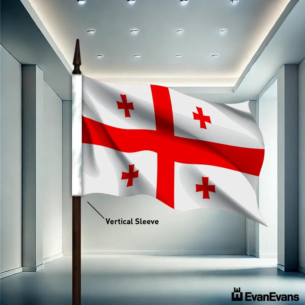 Georgia flag vertical sleeve