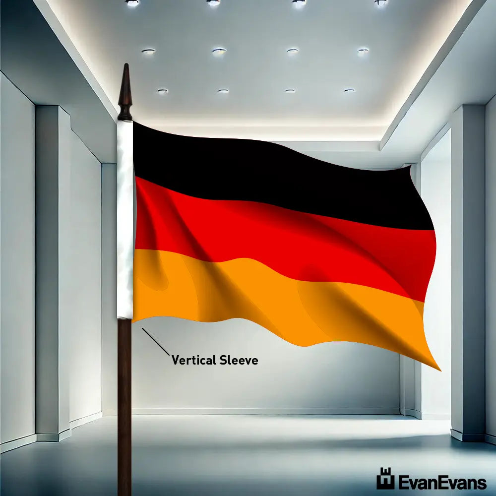 Germany flag vertical sleeve