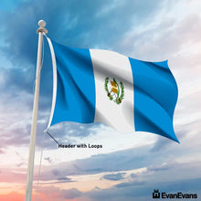 Guatemala flag header with loops
