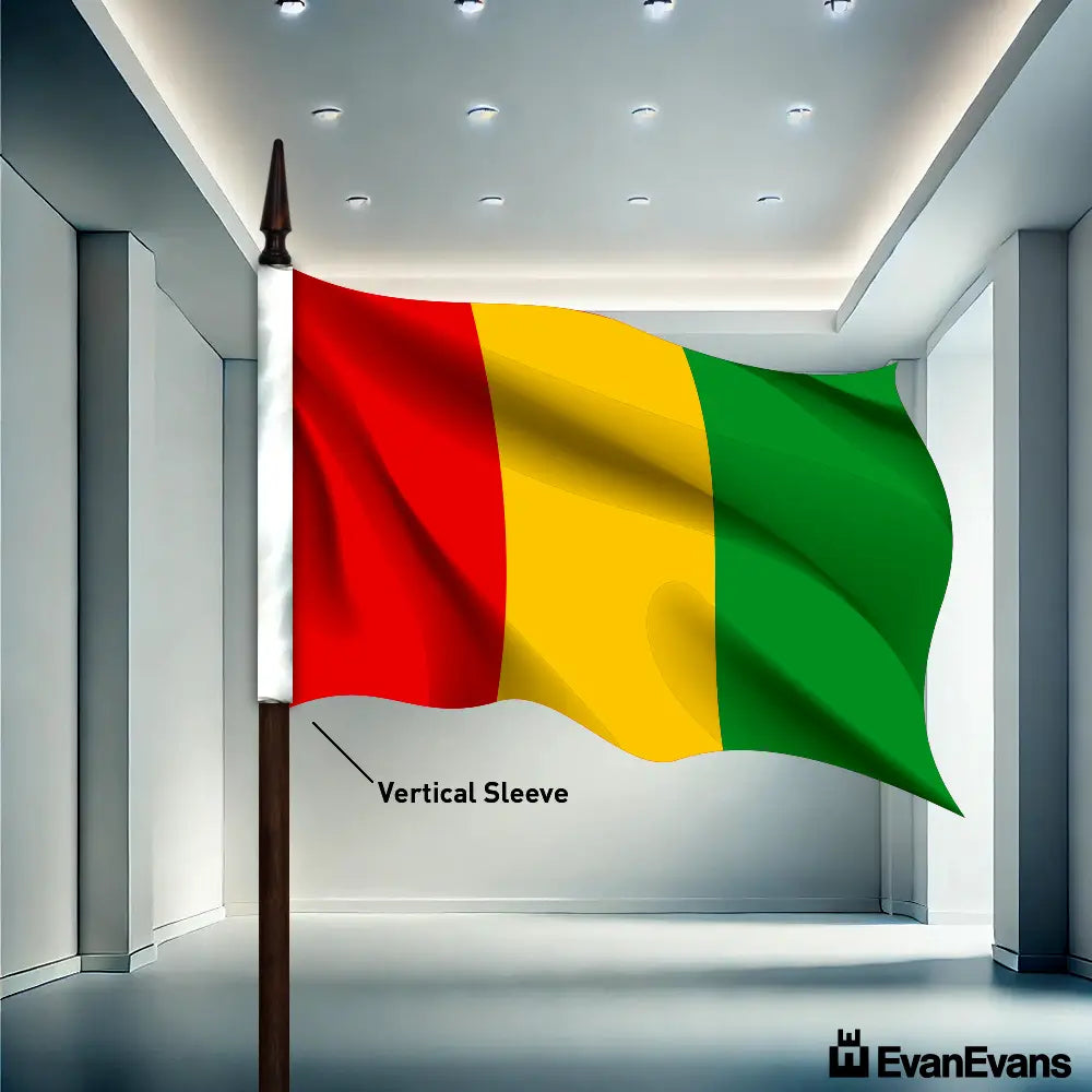Guinea flag vertical sleeve