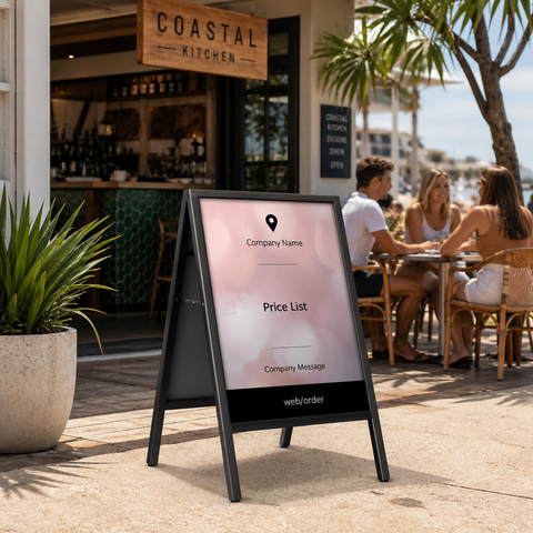 Hospitality A-Frame Sign - Menu Board