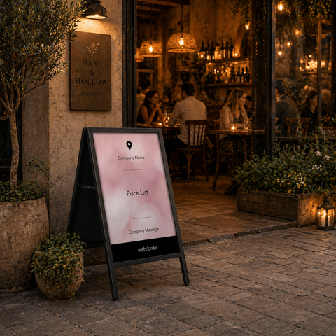 Hospitality A-Frame Sign - Menu Board
