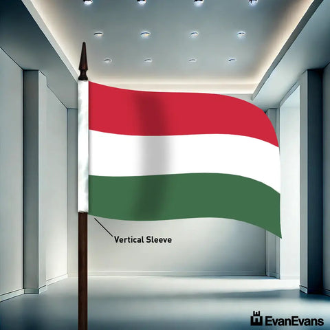 Hungary flag vertical sleeve