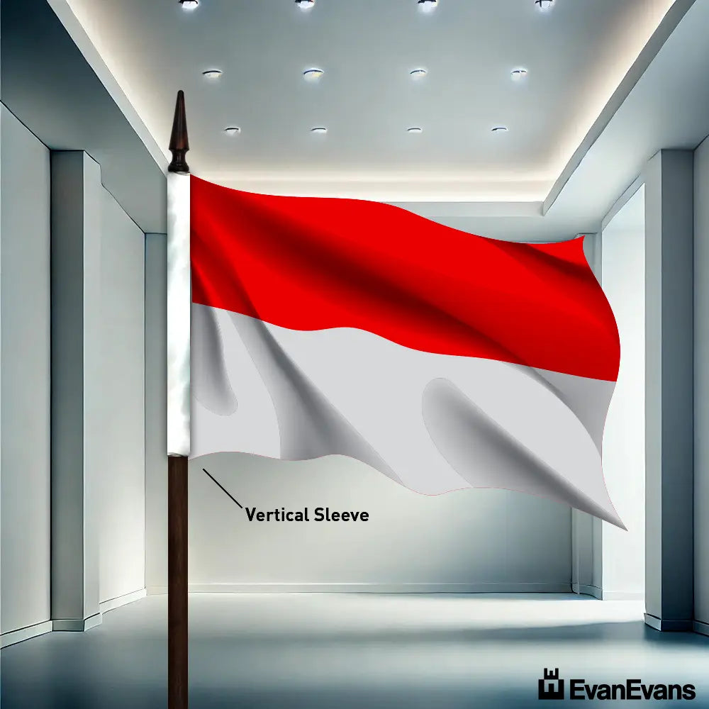 Indonesia flag vertical sleeve