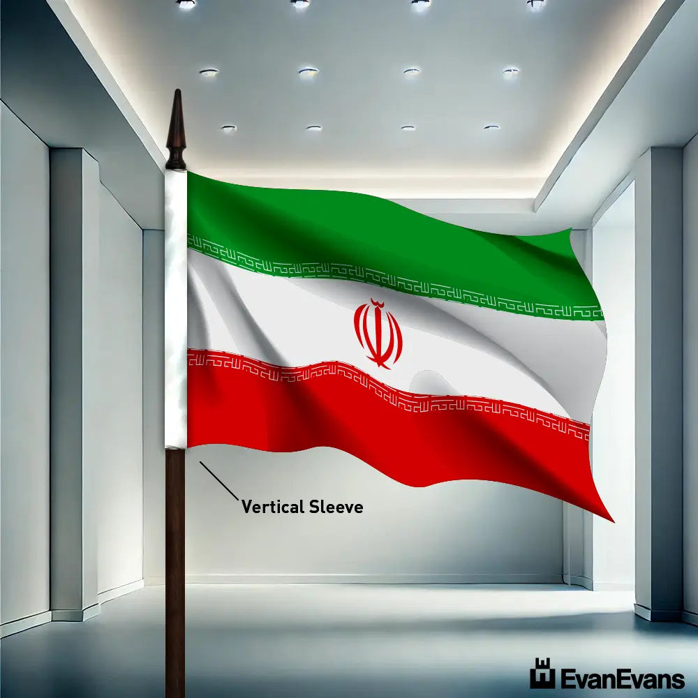 Iran flag vertical sleeve
