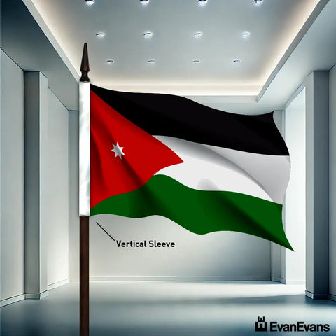 Jordan flag vertical sleeve