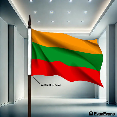 Lithuania flag vertical sleeve