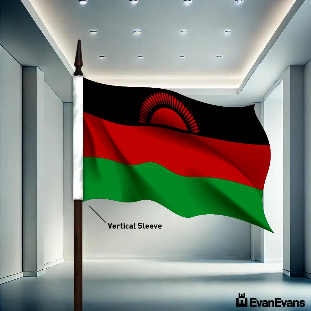Malawi flag vertical sleeve