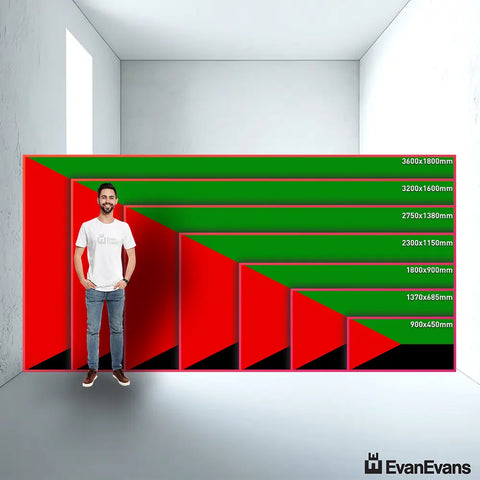 Martinique flag size guide comparison Recovered