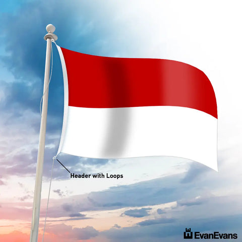 Monaco flag header with loops