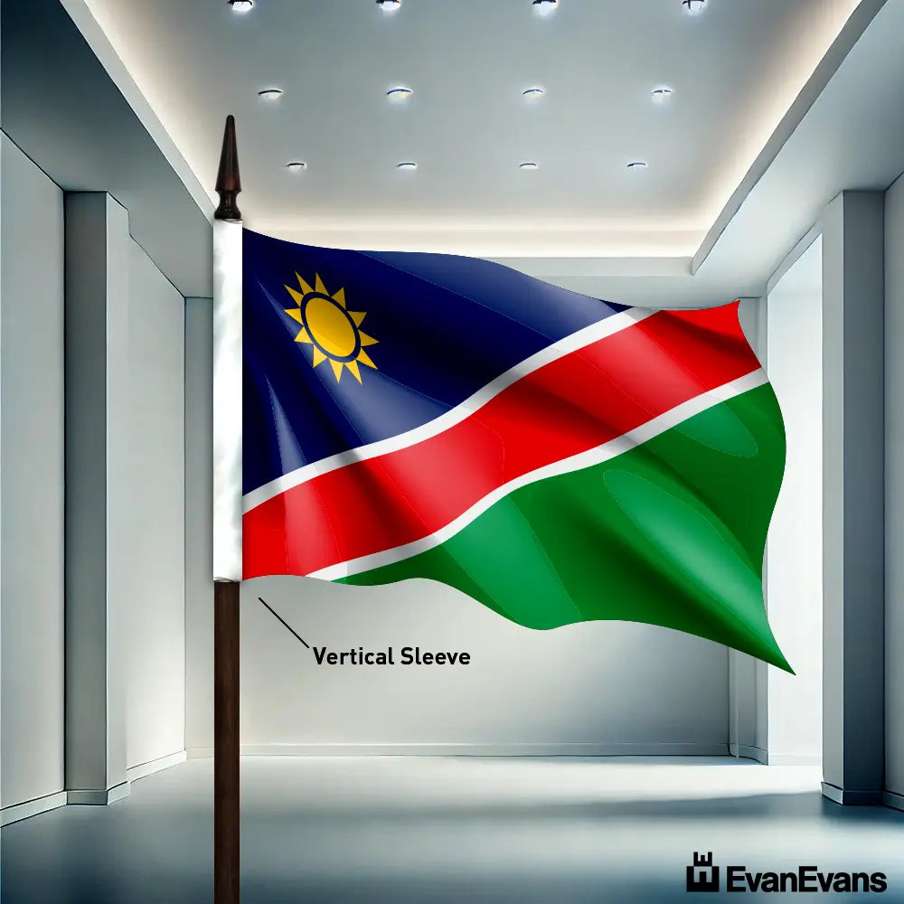 Namibia flag vertical sleeve