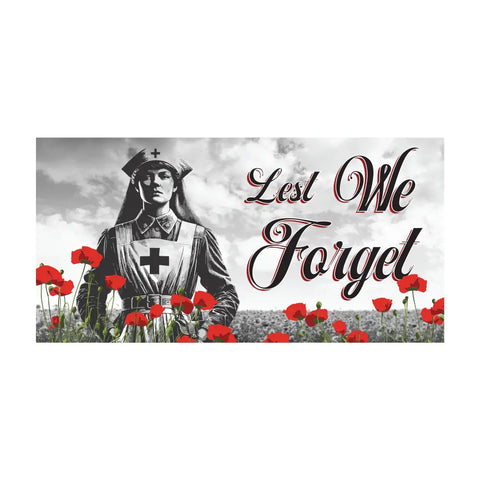 Nurse Standing Lest We Forget Art