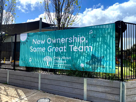 OAC Woodlead Vinyl Mesh Banner